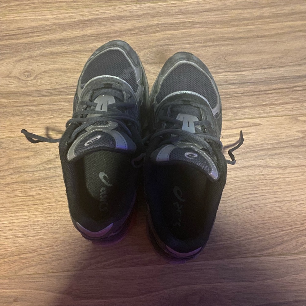 Asics Black and Gray Sneakers